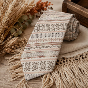 Boho-Stil-Muster Krawatte