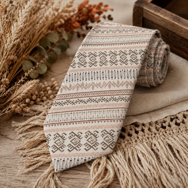 Boho-Stil-Muster Krawatte (Von Creator hochgeladen)