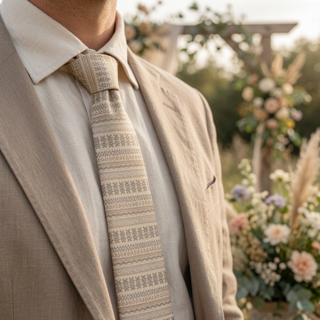 Boho-Stil-Muster Krawatte (Von Creator hochgeladen)