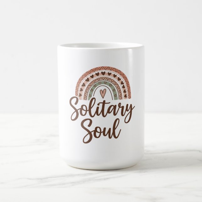 Boho Stil solides Soul Design Kaffeetasse (Mittel)