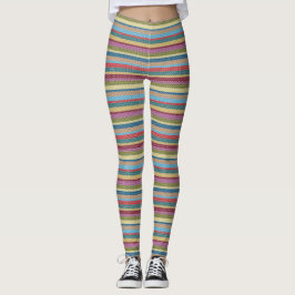 Boho Strick-Look Leggings