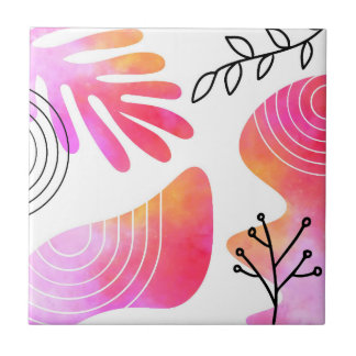 Boho Style Bohemische Minimalistische Blogs Shape Fliese