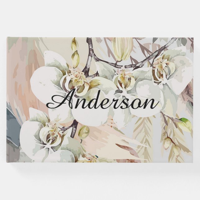 Boho Style Gästebuch (Vorderseite)