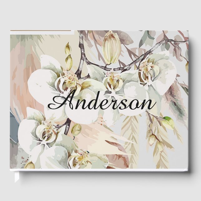 Boho Style Gästebuch (Vorderseite)