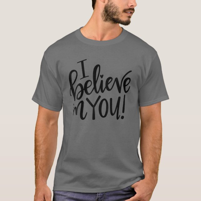 Boho Style Ich glaube an dich Lehrer Testing Day G T-Shirt (Vorderseite)