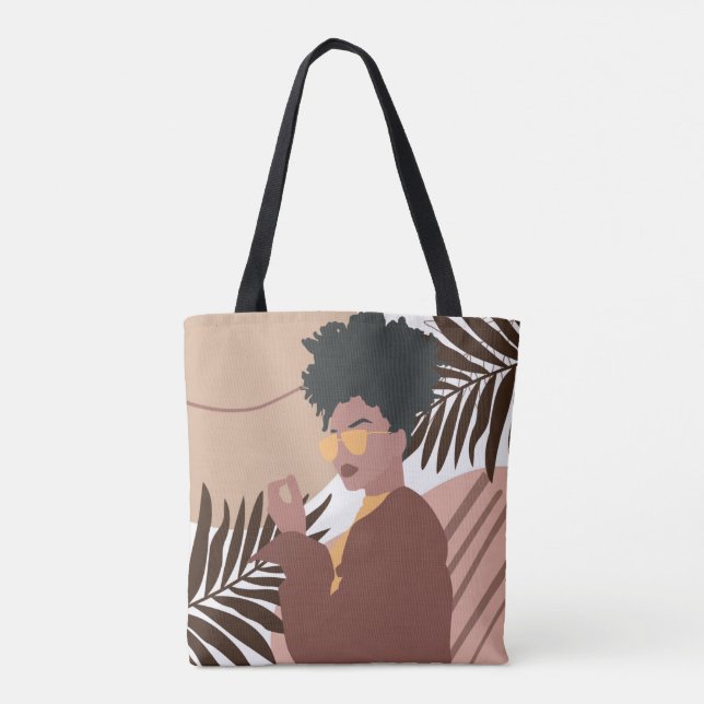 Boho Stylin Modern Tote Bag (Rückseite)