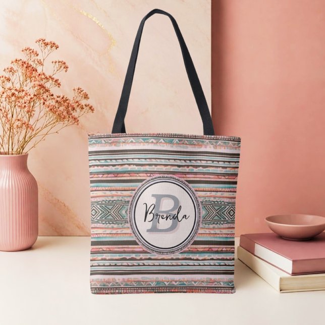 Boho Südwesten inspirierter Tote Bag (Von Creator hochgeladen)