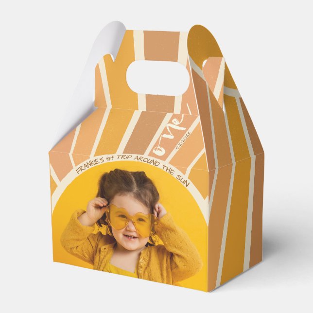 Boho Summer 1. Reise rund um das Sun Birthday Foto Geschenkschachtel (Vorderseite)
