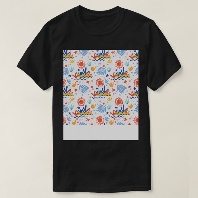 Boho Summer pattern TShirt (Design vorne)