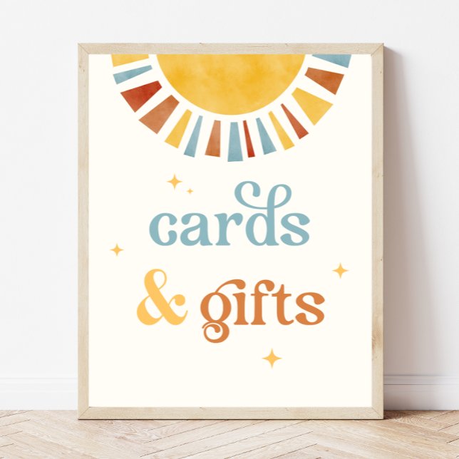 Boho Sun Cards & Geschenke-Zeichen Poster (Von Creator hochgeladen)