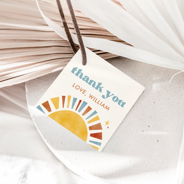 Boho Sun Favor Tags Geschenkanhänger (Von Creator hochgeladen)