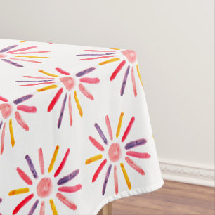 Boho Sun Geburtstags-Baby-Party geschlechtsneutral Tischdecke