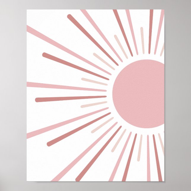 Boho Sun Kids Decor Poster (Vorne)