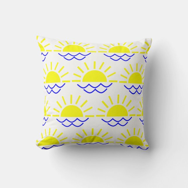 Boho Sun Kissen (Vorderseite)
