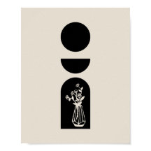 Boho Sun Moon Flower Pot boho bohemian