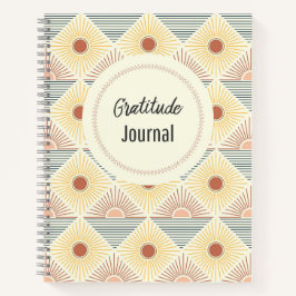 Boho Sun Pattern DankenJournal Notizbuch