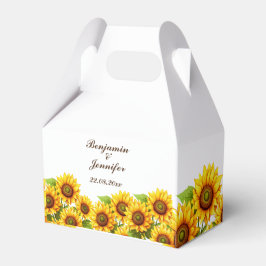 Boho Sunflower Favor Boxen für Hochzeitsfeier Gefa Geschenkschachtel