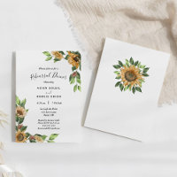 Boho Sunflower Rustic Wedding Probe Dinner