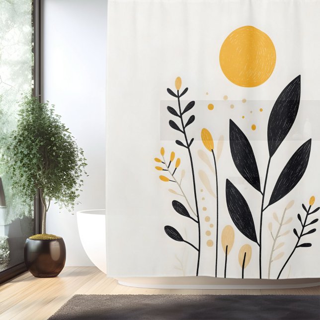 Boho Sunlit Oasis Duschvorhang (Von Creator hochgeladen)