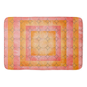 Boho Sunrise Pattern Badematte