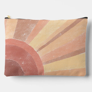 Boho Sunrise Zipper Pouch Zubehörtasche