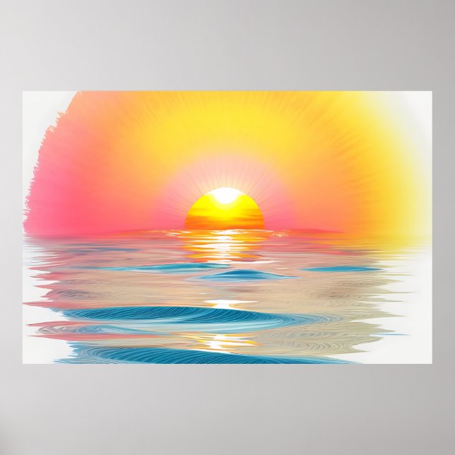 Boho Sunset (c) Poster (Vorne)