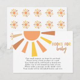 Boho Sunshine Baby Showbuchanfrage Dankeskarte