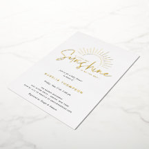 Boho Sunshine Baby Shower