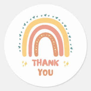 Boho Sunshine Danke Stickers