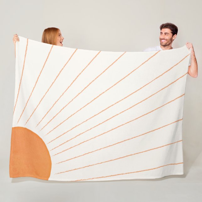 Boho Sunshine Fleecedecke (Beispiel)