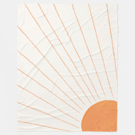 Boho Sunshine Fleecedecke