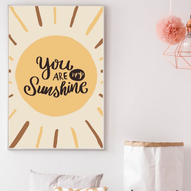 Boho Sunshine Kinderzimmer Wall Art Poster (Von Creator hochgeladen)