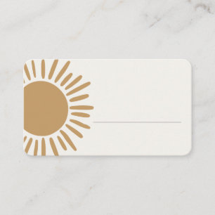 boho sunshine Platzkarte