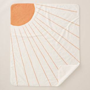 Boho Sunshine Sherpadecke