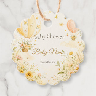 Boho süße Babyparty-Geschenkanhänger für einen süß Geschenkanhänger