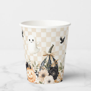 Boho Süße Geister Halloween Baby Shower Pappbecher