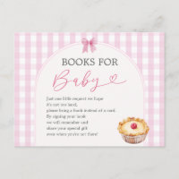 Boho Süsse Pie Pink Gingham Bücher für Baby