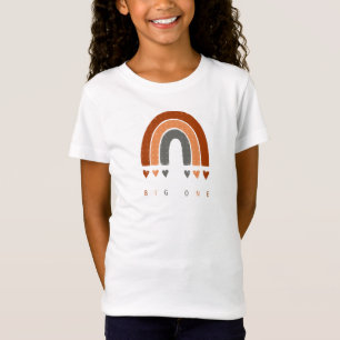 Boho-Symbol für Regenbogen im warmen Stil T-Shirt