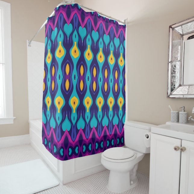 Boho Teardrop Tides Duschvorhang (Beispiel)