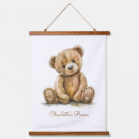 Boho Teddy Bear Personalisiert Kinderzimmer