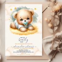 Boho Teddy Bear wir können frühes Abwarten Baby Du