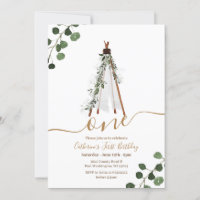 Boho Teepee First Birthday