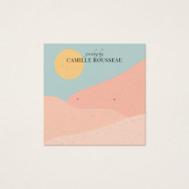 Boho Terracotta Abstrakte Wüstenjuwelen