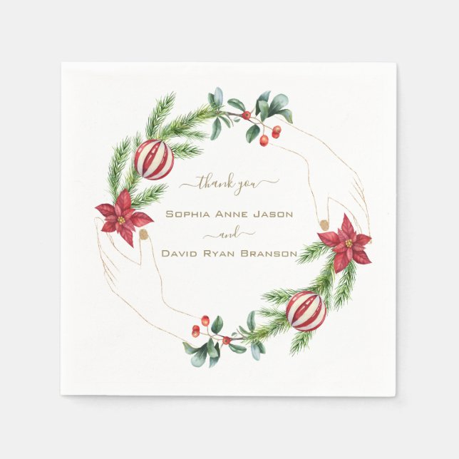 Boho Terracotta Arch Pampas Grass Floral Wedding Serviette (Vorderseite)