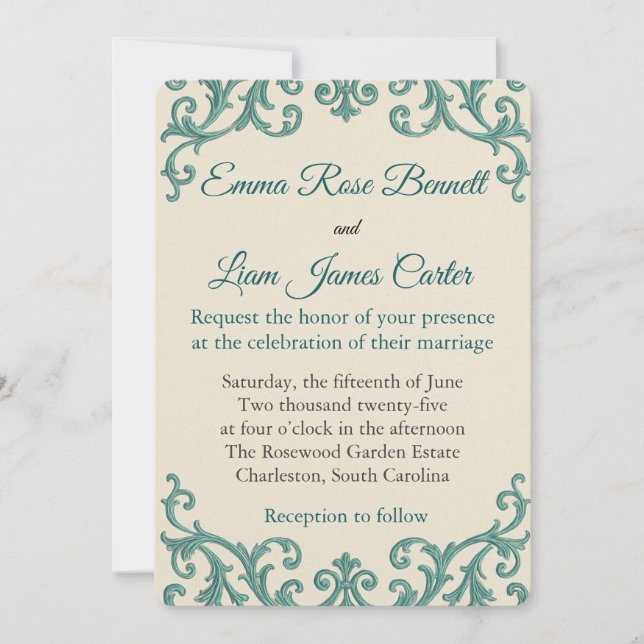 Boho Terracotta Beige Feathers Einladung (Vorderseite)