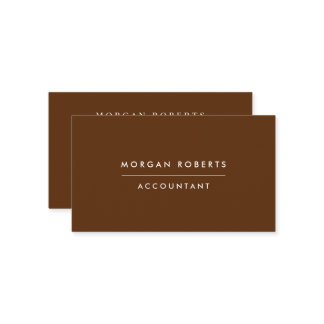 Boho Terracotta Buchhalter Anwalt oder Beruflich Visitenkarte