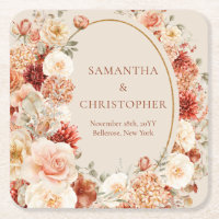 Boho terracotta burgundy floral eucalyptus Unterse