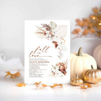 Boho Terracotta Floral Fall in Liebe Brautparty