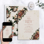 Boho Terracotta Greenery Floral 50. Geburtstag Einladung<br><div class="desc">Feiern Sie einen Meilenstein im Stil mit unserer Boho Terracotta Grüne Floral 50. Geburtstag Einladung. Von der handgeschriebenen Kalligraphie bis zur Terrakotta und den grünen, getrockneten Blume, Aquarellblumen, Set dieser Einladung für Ihren besonderen Tag. Mit dem passenden Blumenmuster auf der Rückseite jeder Karte, ist sicher, dass jeder weiß, dass dies...</div>