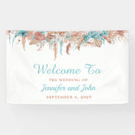 Boho Terracotta Hochzeit mit floraler Wirkung Banner